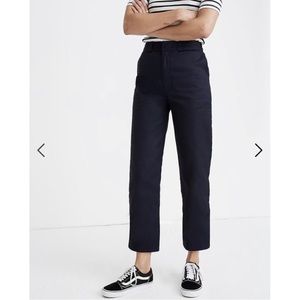 Madewell x Dickies® Twill Pants Navy Blue Cargo Women Size 6 Pants